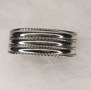 Vintage Silver Navajo Cuff Bracelet
